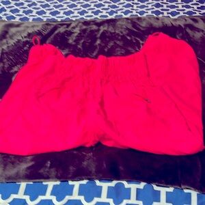 Draw string legs soft textured